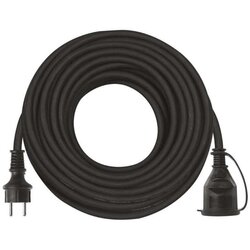 Emos Zunanji podaljšek 25 m / 1 vtičnica / črni / guma-neopren / 250 V / 2,5 mm2 Cene