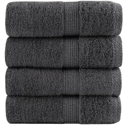 Premium ručnici za pranje SOLUND 4 kom. antracit 30x30 cm 600 g/m² Cene