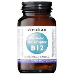 Viridian Nutrition B-kompleks + B12 Viridian (30 kapsul) Cene