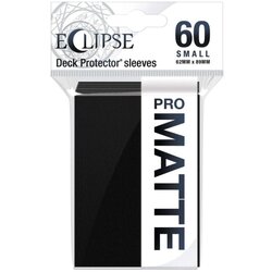 Ultra PRO Matte Eclipse Small Desk Protector Sleeves 60 - Jet Black Cene