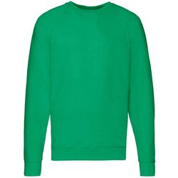 Fruit Of The Loom Green Men's Sweatshirt Lightweight Raglan Sweat Cene