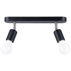 Nice Lamps Crna stropna svjetiljka ø 6 cm Brando – Cene