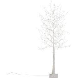 LUCA LIGHTING božična stoječa svetilka bela drevo 180 cm vklj. led s časovnikom IP44 - ki Cene