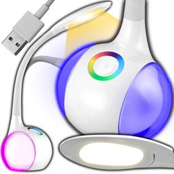 Moderna velika LED 256 RGB stolna lampa USB touch Cene