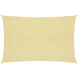 vidaXL Jedro za zaštitu od sunca 160 g/m² bež 3,5 x 5 m HDPE Cijene