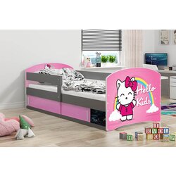 BestBed POSTELJA LUKI 160X80 - HELLO KITTY (VE BARV)-Grafit Cene