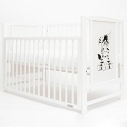 New Baby Krevetić zebrica "drop side" Cene