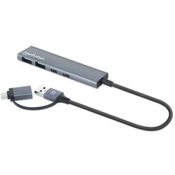 Manhattan MH 4-Port USB 3.0 Typ-C / Typ-A ( 0001394263 ) Cene