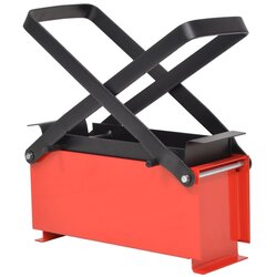 vidaXL Preša za izradu briketa od papira čelična 34 x 14 x 14 cm crno-crvena Cijene