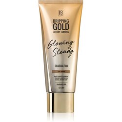 Dripping Gold Glowing Steady samoporjavitvena krema za postopno porjavitev Light - Medium 200 ml Cene