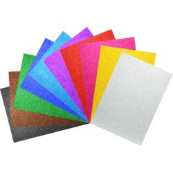 EVA PENA GLITTER A4/10 MIX OP1241 2MM ABC RICOVAN SAMOLEPIV WY Cene