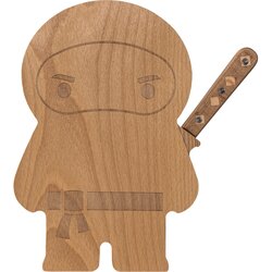 Ototo Ninja Board Cutting Board & Knife Cene
