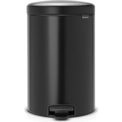 Brabantia Koš za smeti s pedalom 20 L s plastičnim vložkom - mat črna Cene