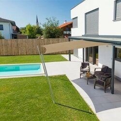 Windhager Jadro SunSail CANNES kvadratno 3x3m - Taupe Cene