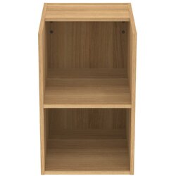 Ideal Standard nizka stenska kopalniška omarica v hrastovem dekorju v naravni barvi 40x63 cm i.life b – Cene