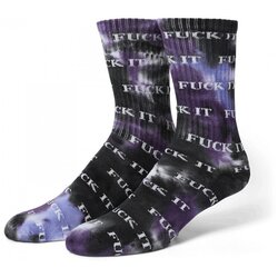 Huf Nogavice Socks fuck it tiedye Vijolična Cene