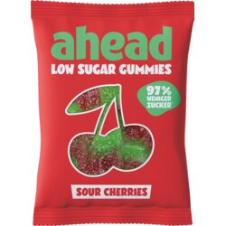A-head Sour Cherries Low Sugar Gummies - 50 g Cene