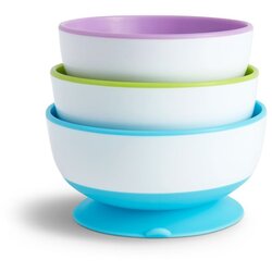 Munchkin Stay Put skledica s priseskom 6 m+ 3 kos Cene