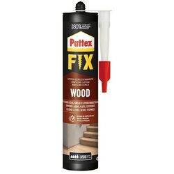 PATTEX Montažno lepilo za les Fix Wood (385 g, bele barve) Cene