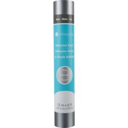 Matte Removable Vinyl - 30,5 cm x 1,8 m - Silver Cene