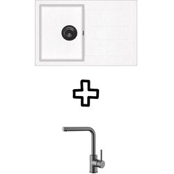 Aquasanita Set Tesa SQT101AW + Zora PVD Grafit/Alba Cene