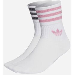 Adidas Originals Mid-Cut Glitter Crew Socks 2-pack HK0301 Cene