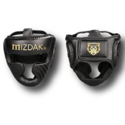 MIZDAK mma performance Boks kaciga, Crno-zlatna Cene
