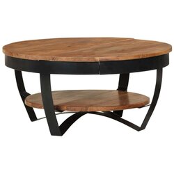  Stolić za kavu 65 x 65 x 32 cm od masivnog bagremovog drva Cijene