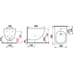 Jika Mio White bide konzolni sa rupom za bateriju 36x53x34 8.3171.2.000.302.1 Cene