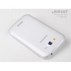 Jekod silikonski ovitek Samsung Galaxy Grand 2 G7102 / G7105 prozorno črn TPU/T + Zaščitna folija Cene