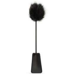 Easytoys Fetish Collection Fluffy Tickler and Whip in 1 - Black Cene