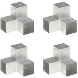 vidaXL spojnici za stupove u y-obliku 4 kom pocinčani metal 101x101 mm Cijene