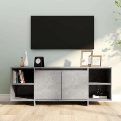 vidaXL TV ormarić siva boja betona 130 x 35 x 50 cm od iverice Cijene