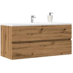 vidaXL Ormarić za umivaonik boja hrasta artisan 100x38,5x45 cm drveni Cijene