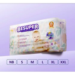BeSuper premium pelene - jedan paket / 6 (xxl, 15+ kg) 30 kom Cene