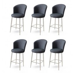 Hanah home set barskih stolica Alte, 6 dijelova, antracit Cijene