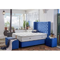 Hanah home Dream 180x200 cm Double Size Luxury Middle Firm Double Padded Mattress White Mattress Cene