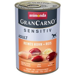 animonda GranCarno Adult Sensitive 24 x 400 g - Piščanec in riž Cene