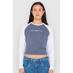 Rusty Tekky Raglan Skimmer Majica z dolgimi rokavi china blue Cene