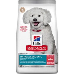 Hills_Science_Plan Suva hrana za male rase pasa, losos, krompir, bez žitarica, Hypoallergenic, 1.5kg Cene