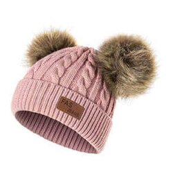 Smania dječja zimska kapa FluffyChic - Tamno roza Cijene