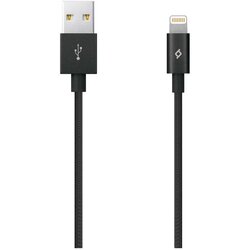 Ttec Kabel - MFi (Apple license) - Lightning to USB (1,20m) - Black - Alumi Cable Cene