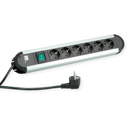 Boschmann PRIMO power extension 1.75 m 6 AC outlet(s) Black, Grey Cene