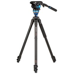 Benro A2573F Alu Video Kit, Flip Lock with S6PRO Video Head Cene