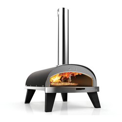 ZiiPa pećnica pelet/drva za pizzu Piana Carbon Cene