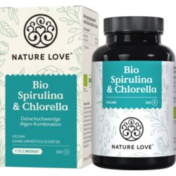 Nature Love Bio spirulina in klorela Cene