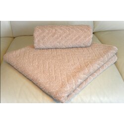 Crafter peškir zig zag 50x90cm 450g/m2 svetlo bež Cene