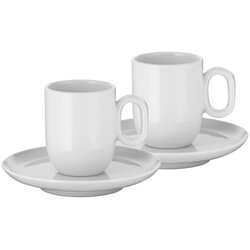 Wmf Bijele porculanske šalice u setu 2 kom za espresso 60 ml Barista – Cene