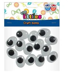 Luna 100-delni komplet plastičnih oči 7mm Cene