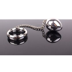 Triune Donut C-Ring Anal Egg with Chain 45/45mm Cene